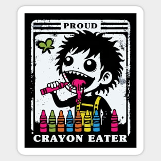 Proud Crayon Eater Sticker